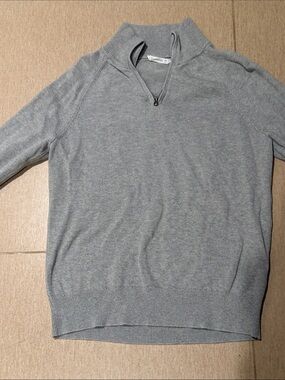 Crewcuts boys 14  Gray quarter zip Sweater - Lightweight Pullover